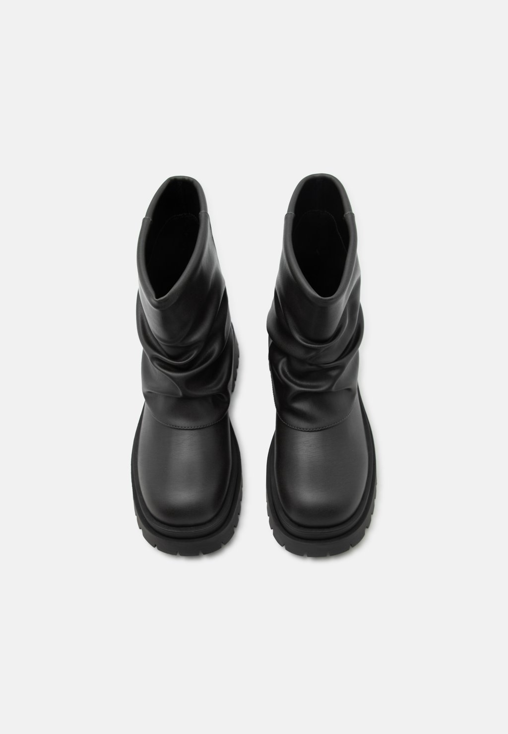Unisex cowboy/biker ankle boots - dark grey