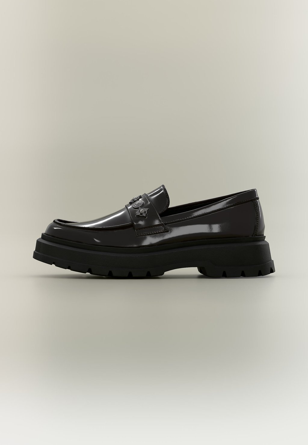 Unisex slip-on shoes - burgundy
