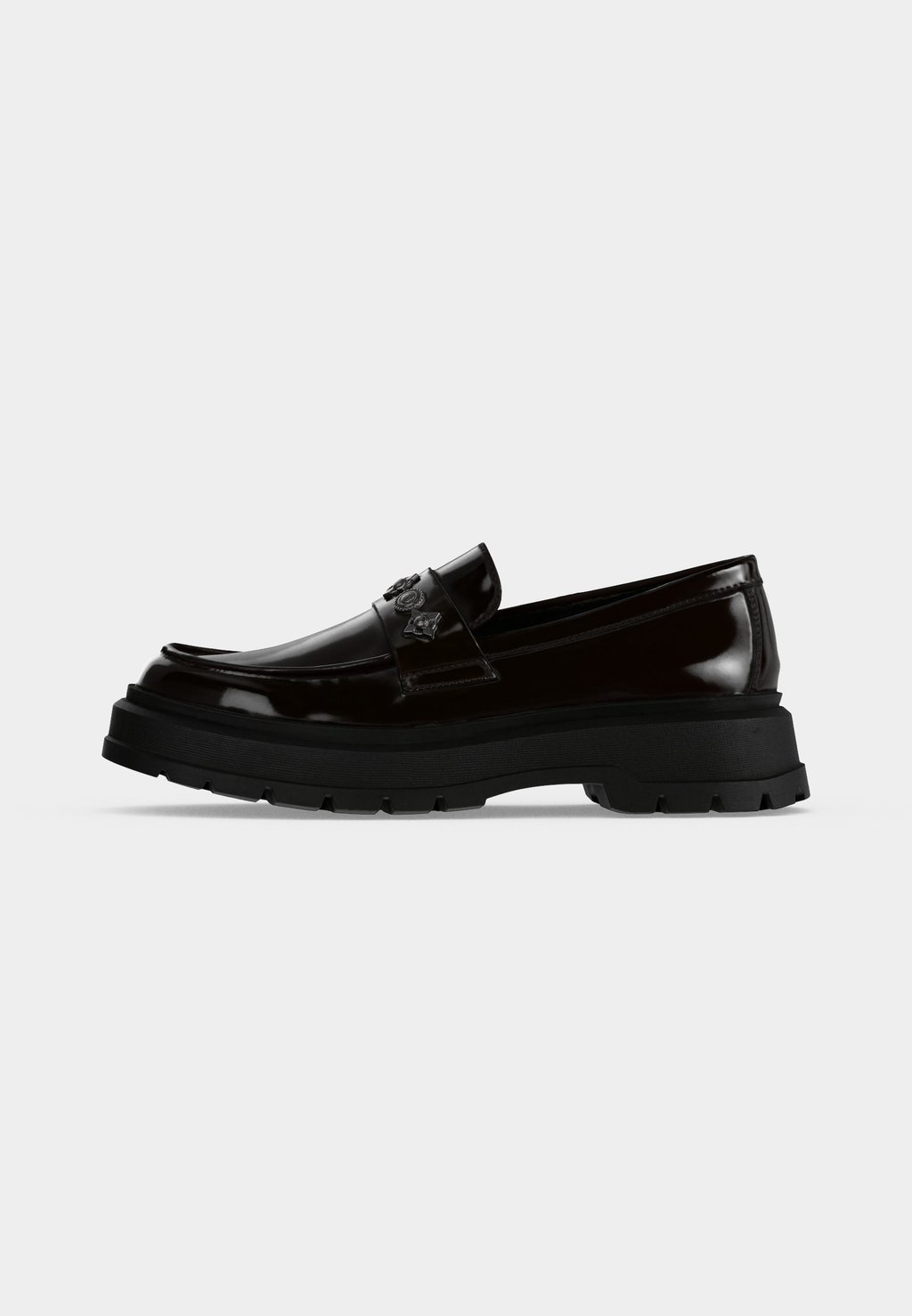 Unisex slip-on shoes - burgundy
