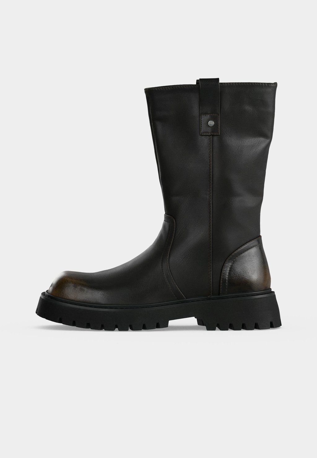 Unisex ankle boots - dark brown