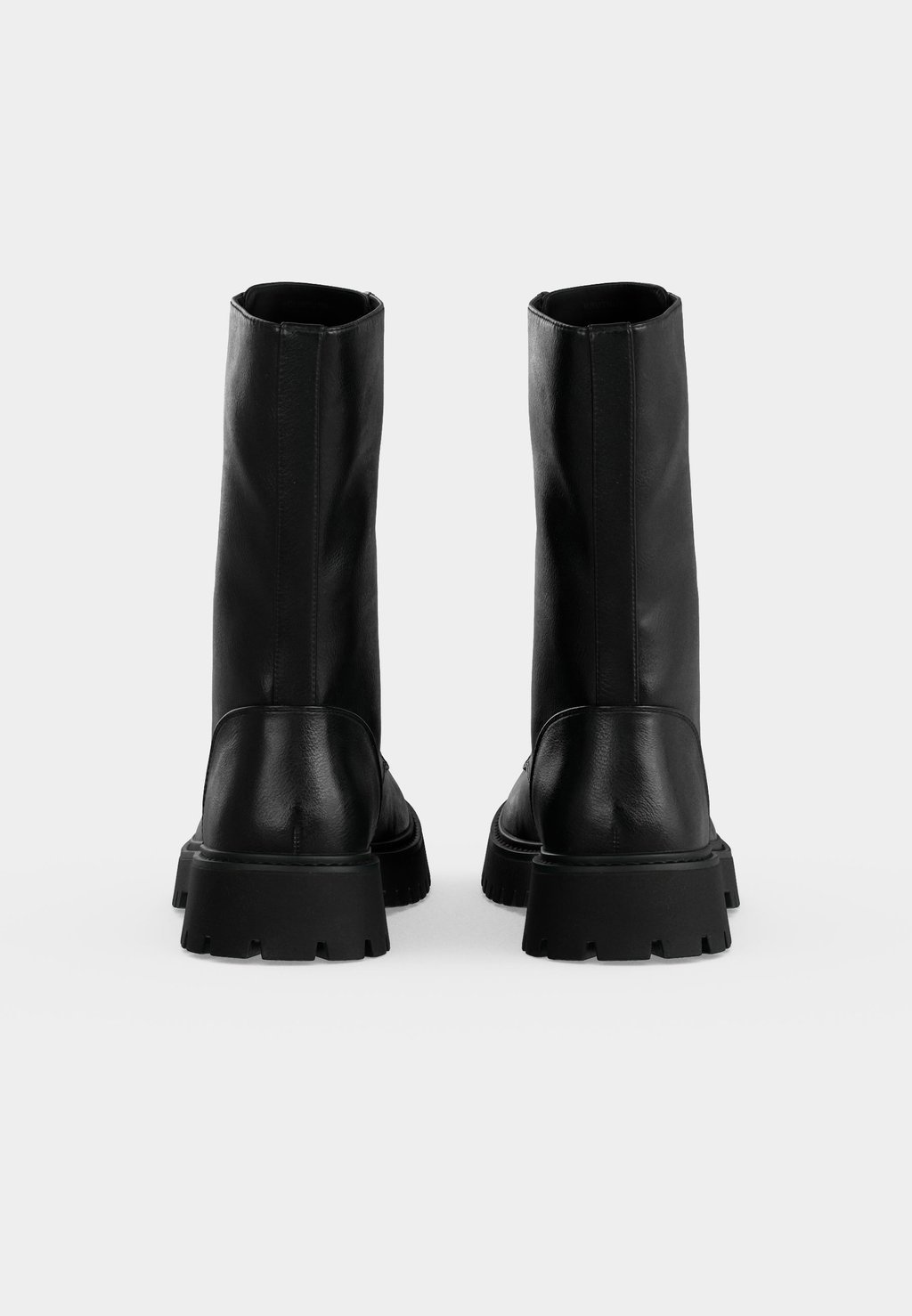 Unisex platform boots - black