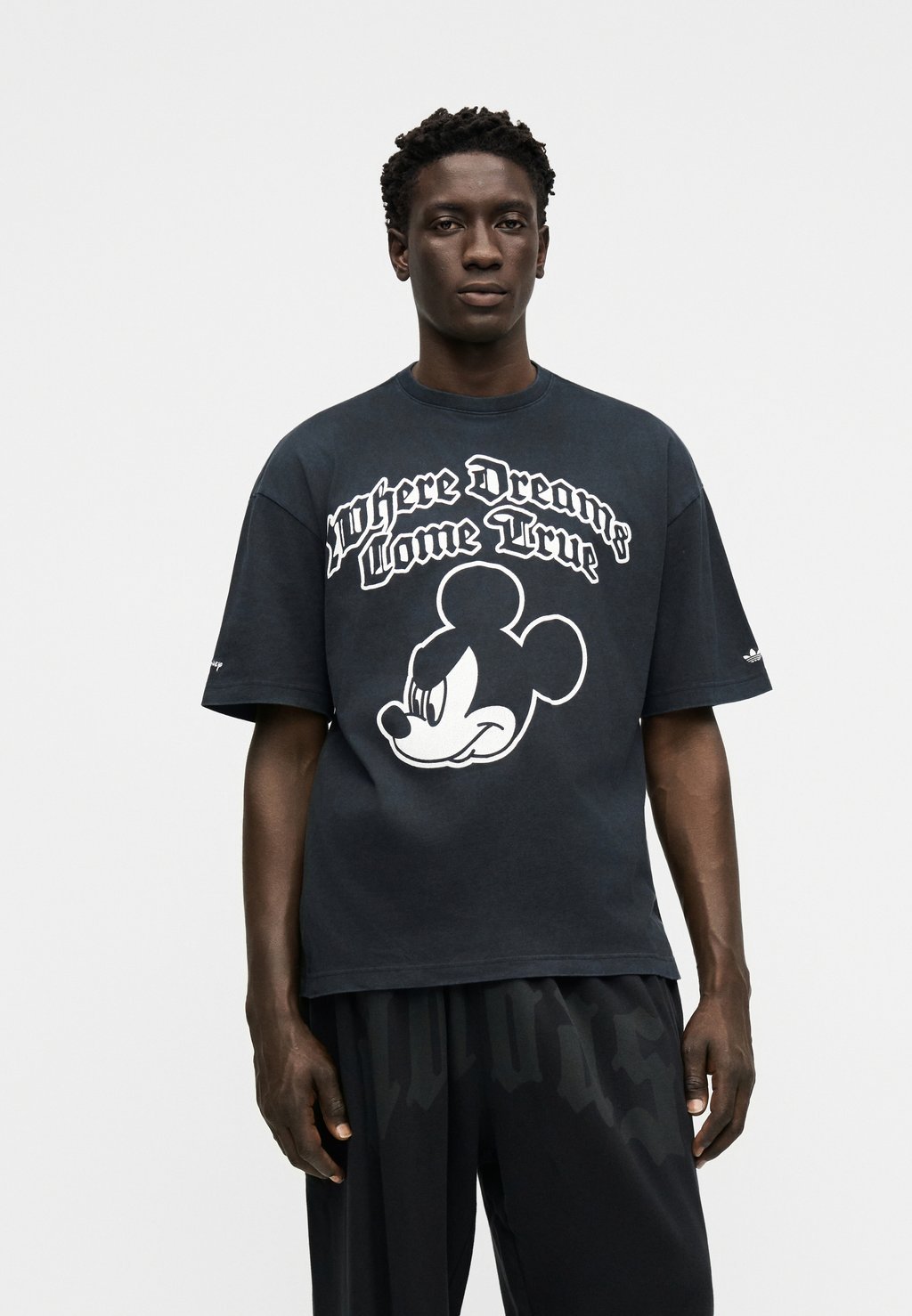 Unisex printed T-shirt - black