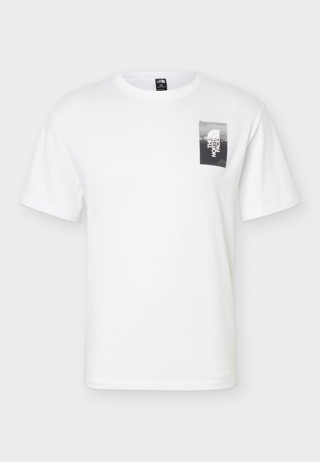 Relaxed fit sports T-shirt with collage graphic - white