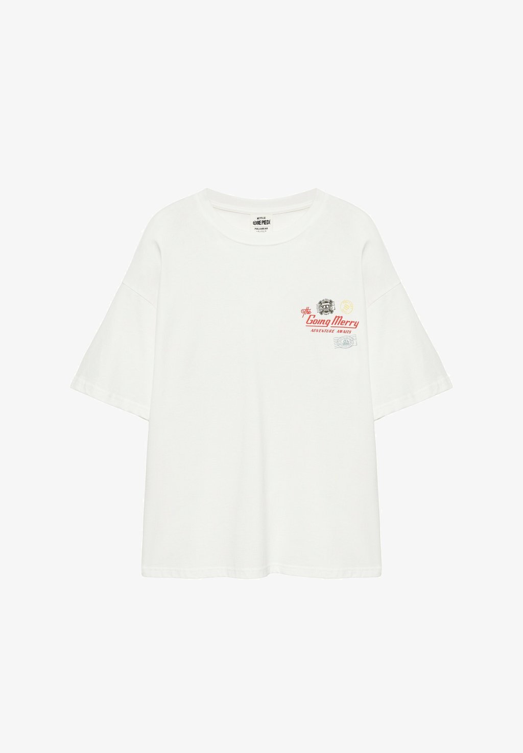 Relaxed fit printed T-shirt - white