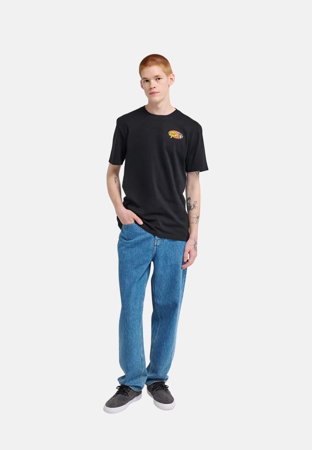 Printed T-shirt - black