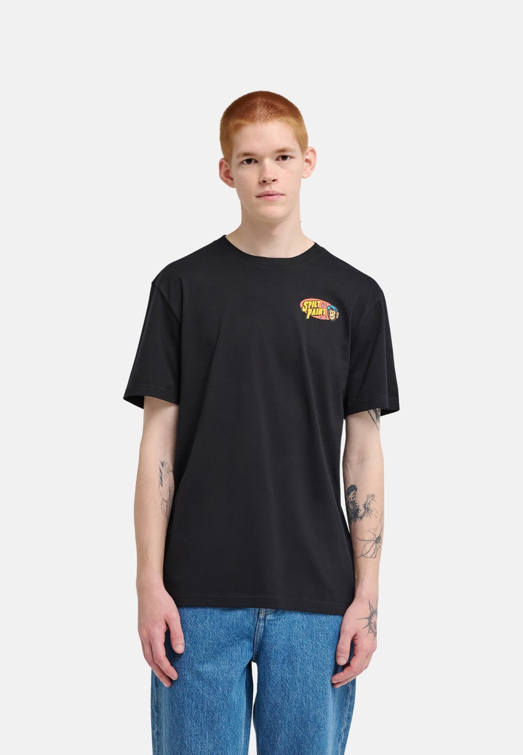 Printed T-shirt - black