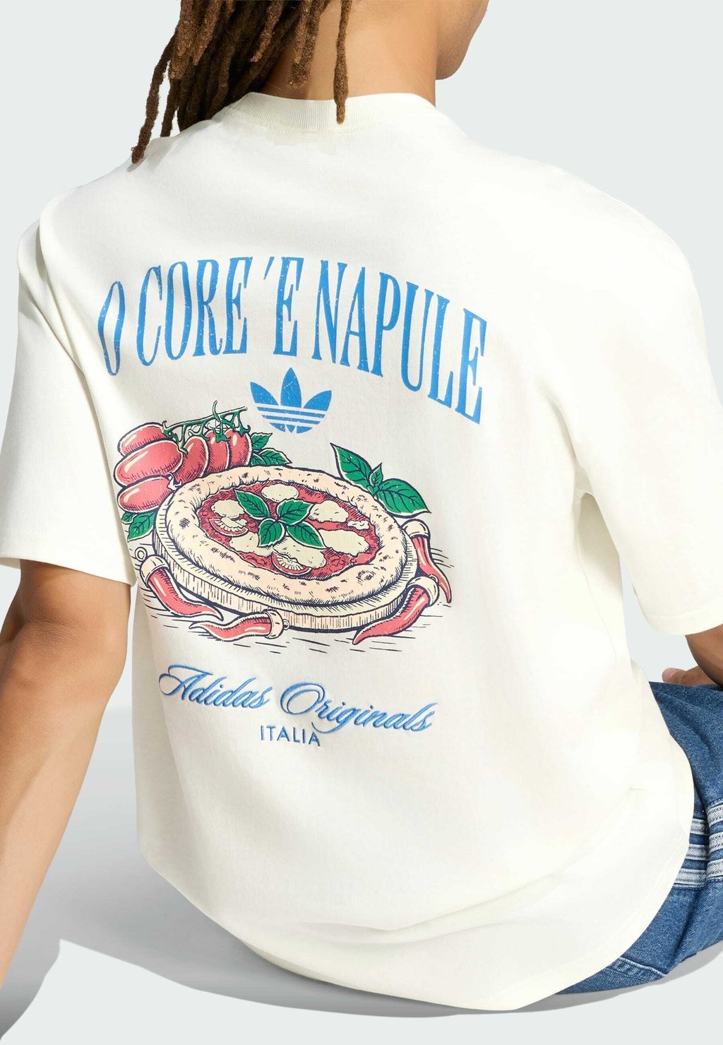 Graphic printed T-shirt - off white