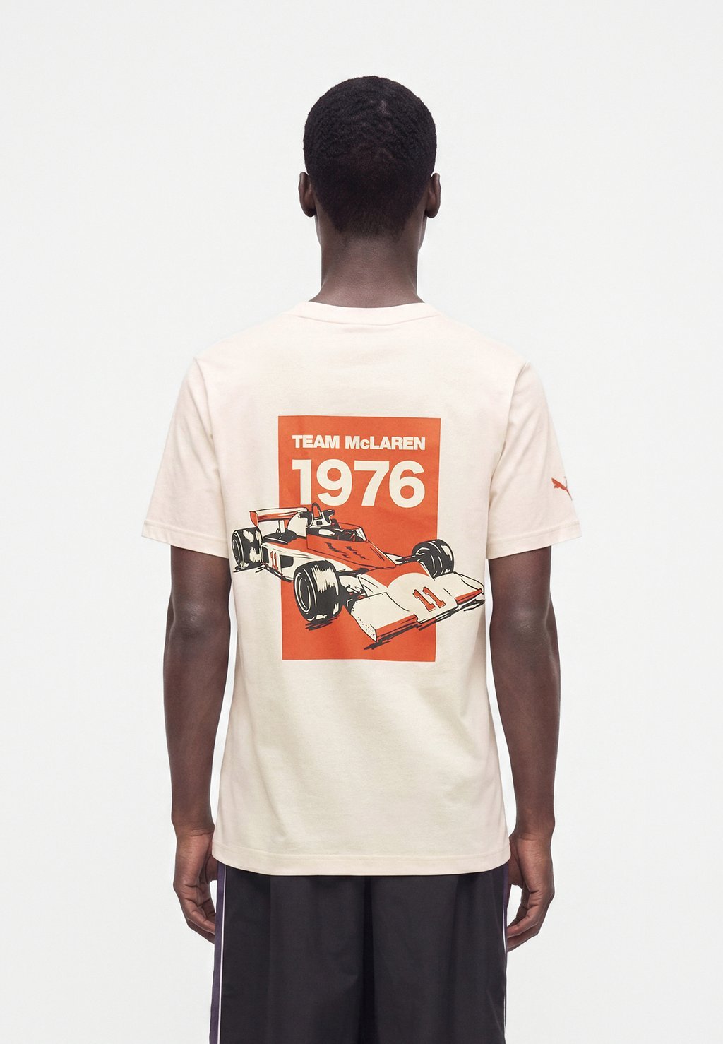 Printed T-shirt with racing graphic - alpine snow