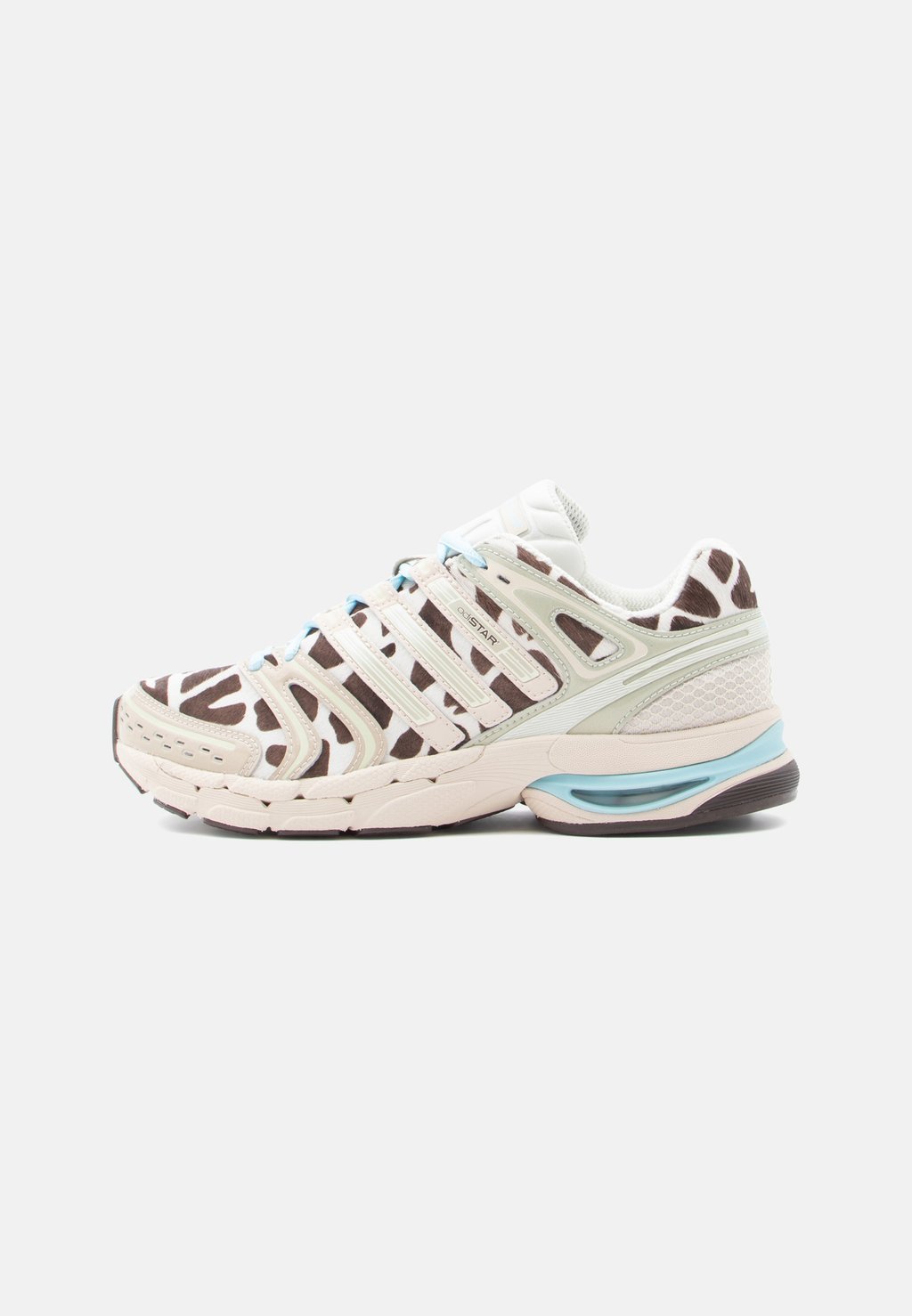 Retro running low-top trainers - ice gold-coloured metallic/icey blue