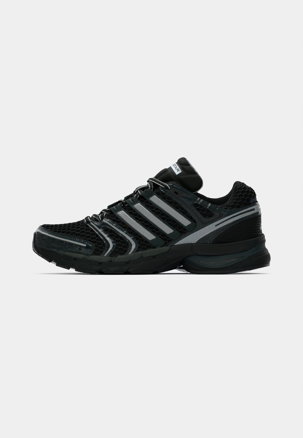 Unisex retro running low-top trainers - core black/cloud white