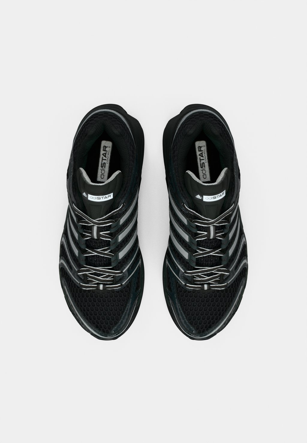 Unisex retro running low-top trainers - core black/cloud white