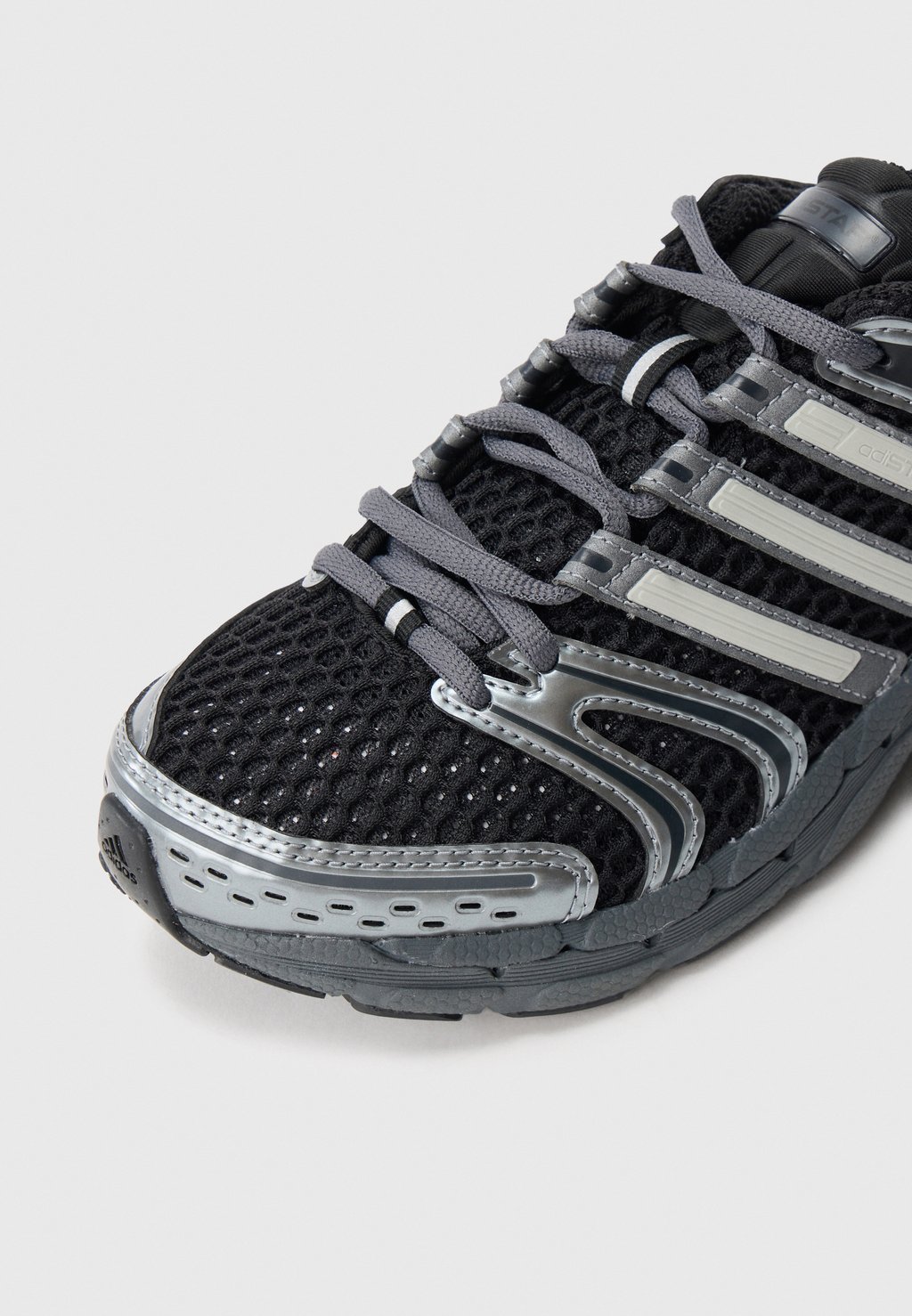 Women's retro running low-top trainers - core black/grey