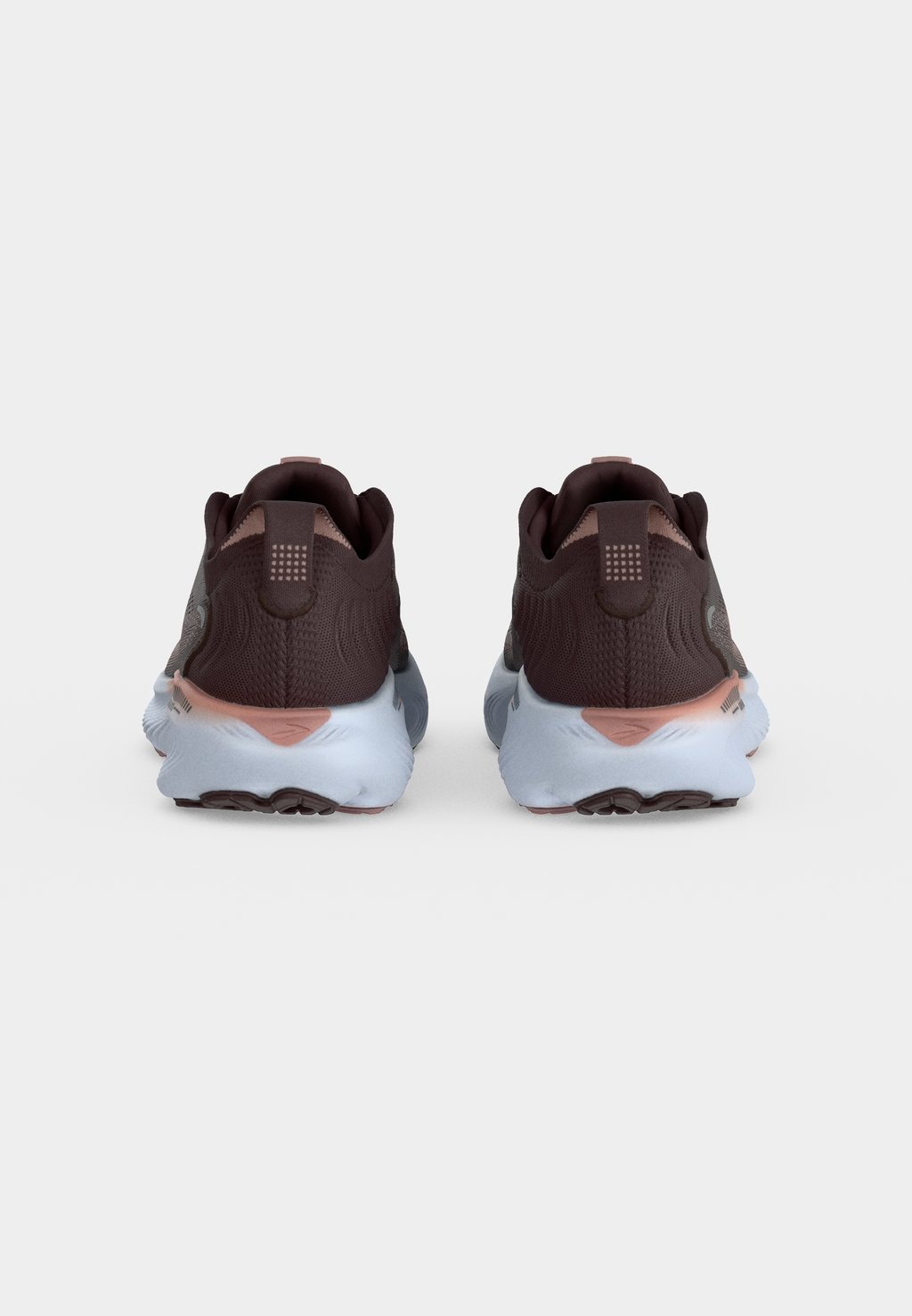 Stability road running shoes - raisin/woodrose/white
