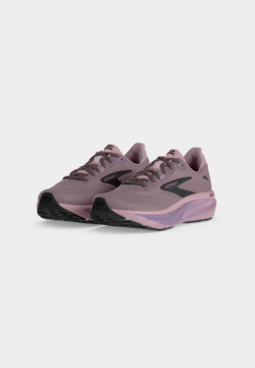 Neutral road running shoes - elderberry black