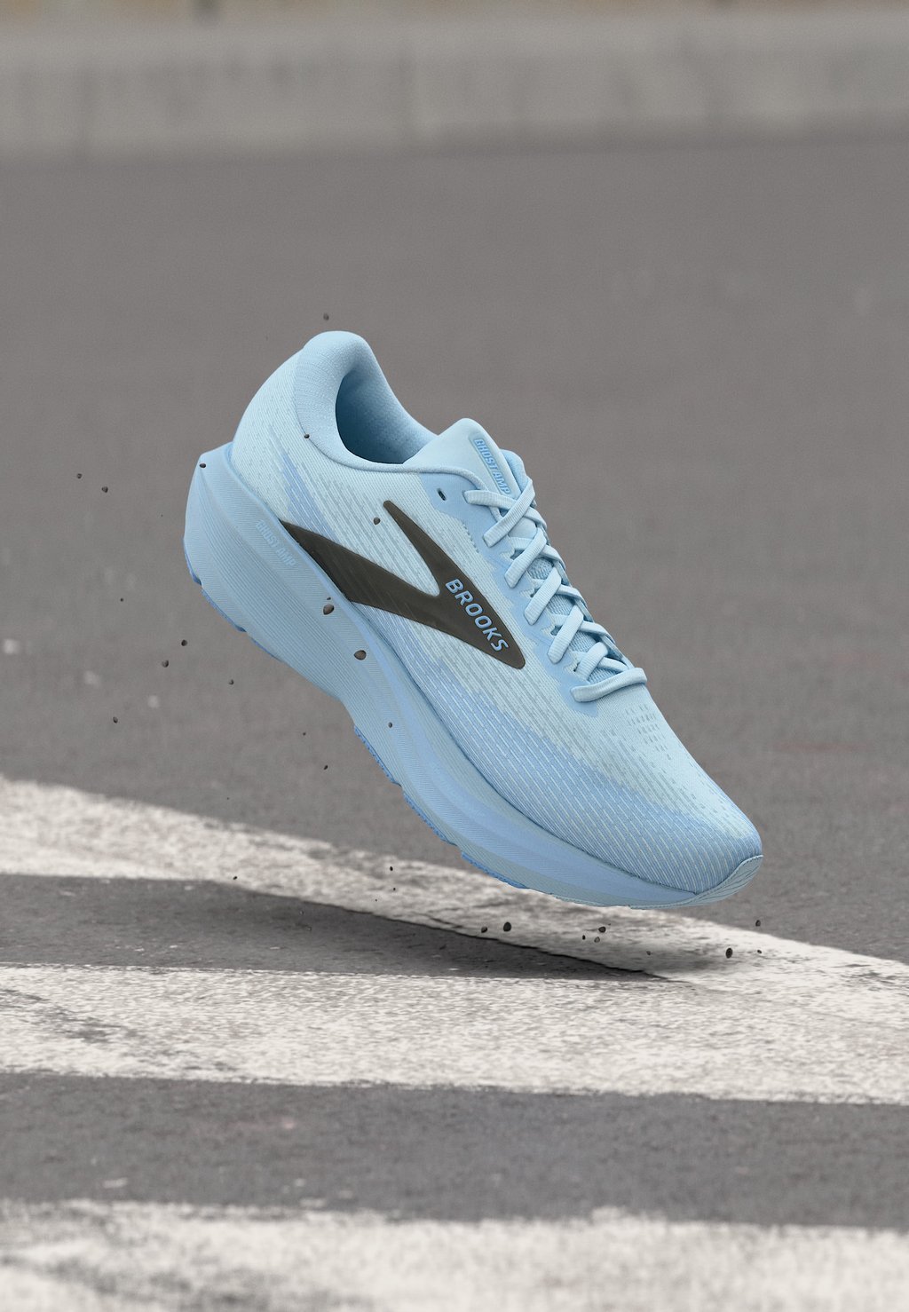 Neutral cushioned road running shoes - blue blue black