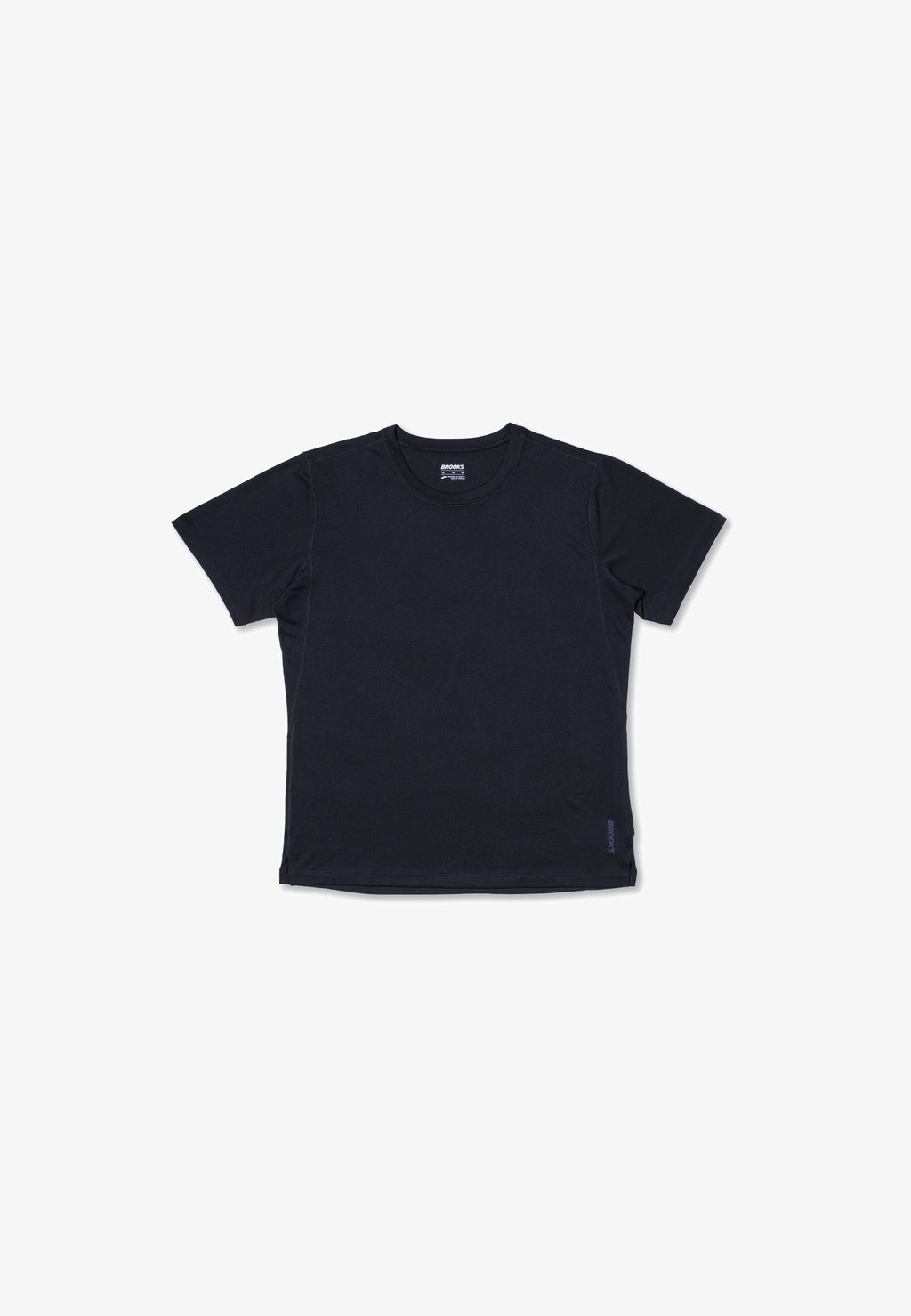 Short-sleeve basic T-shirt - black