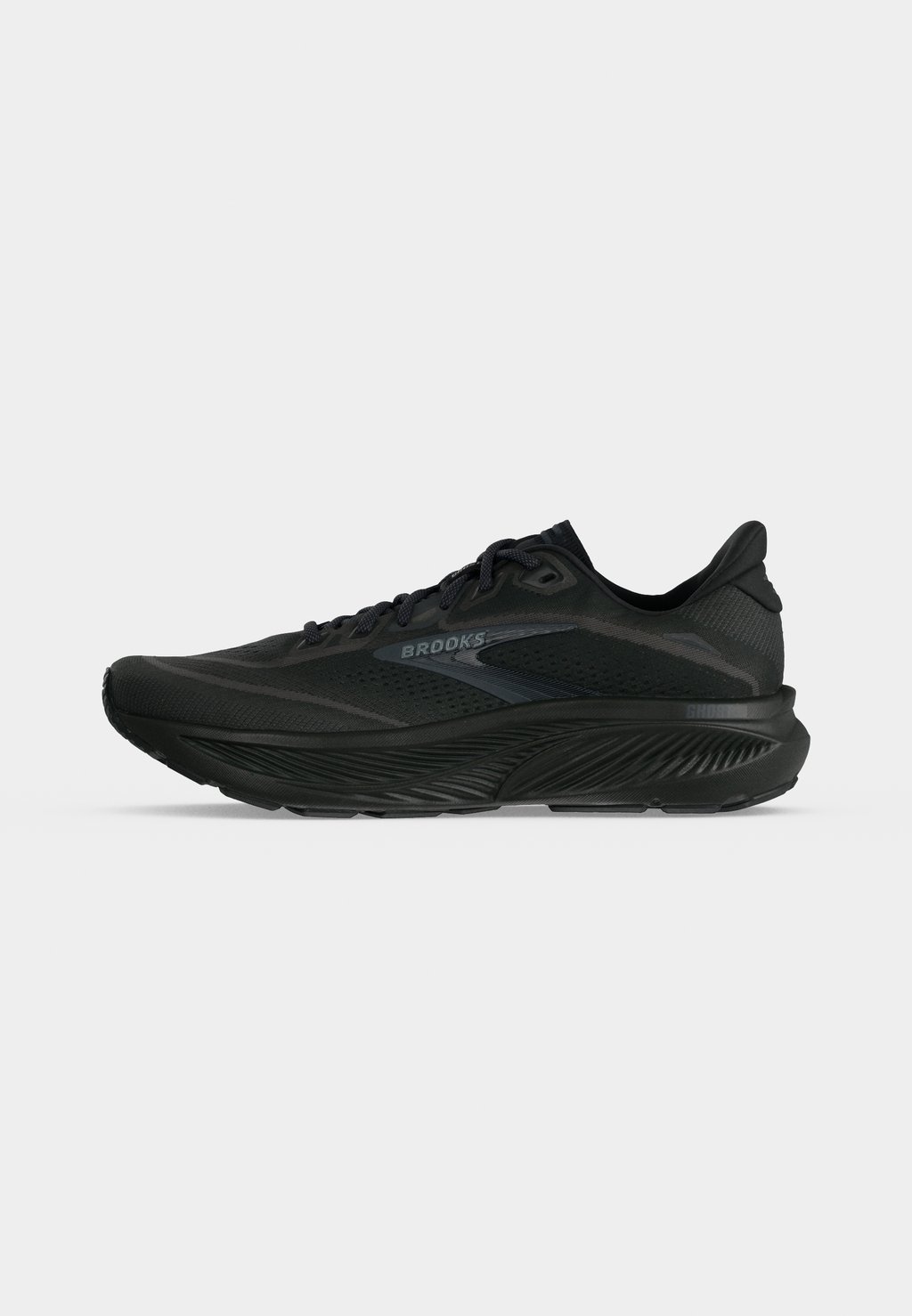 Neutral road running shoes - black ebony