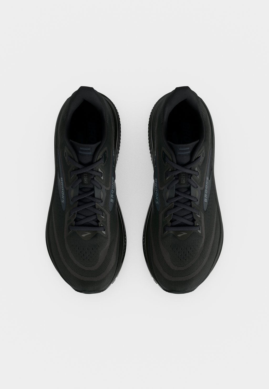 Neutral road running shoes - black ebony