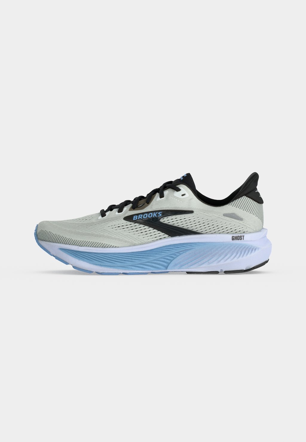 Neutral road running shoes - white black open air