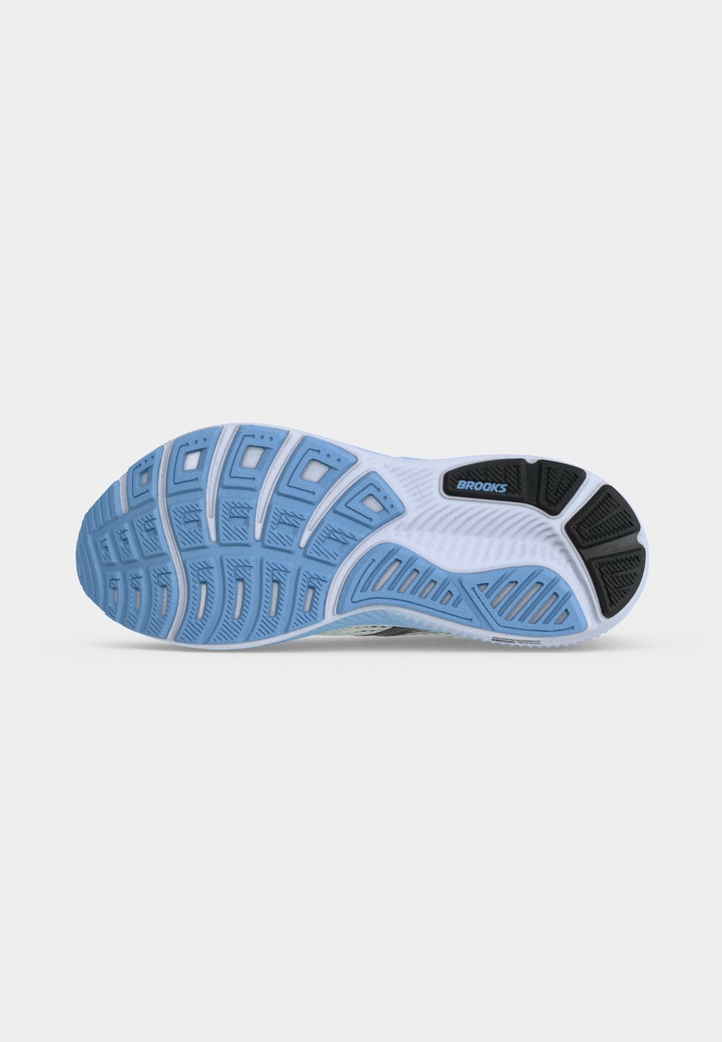Neutral road running shoes - white black open air