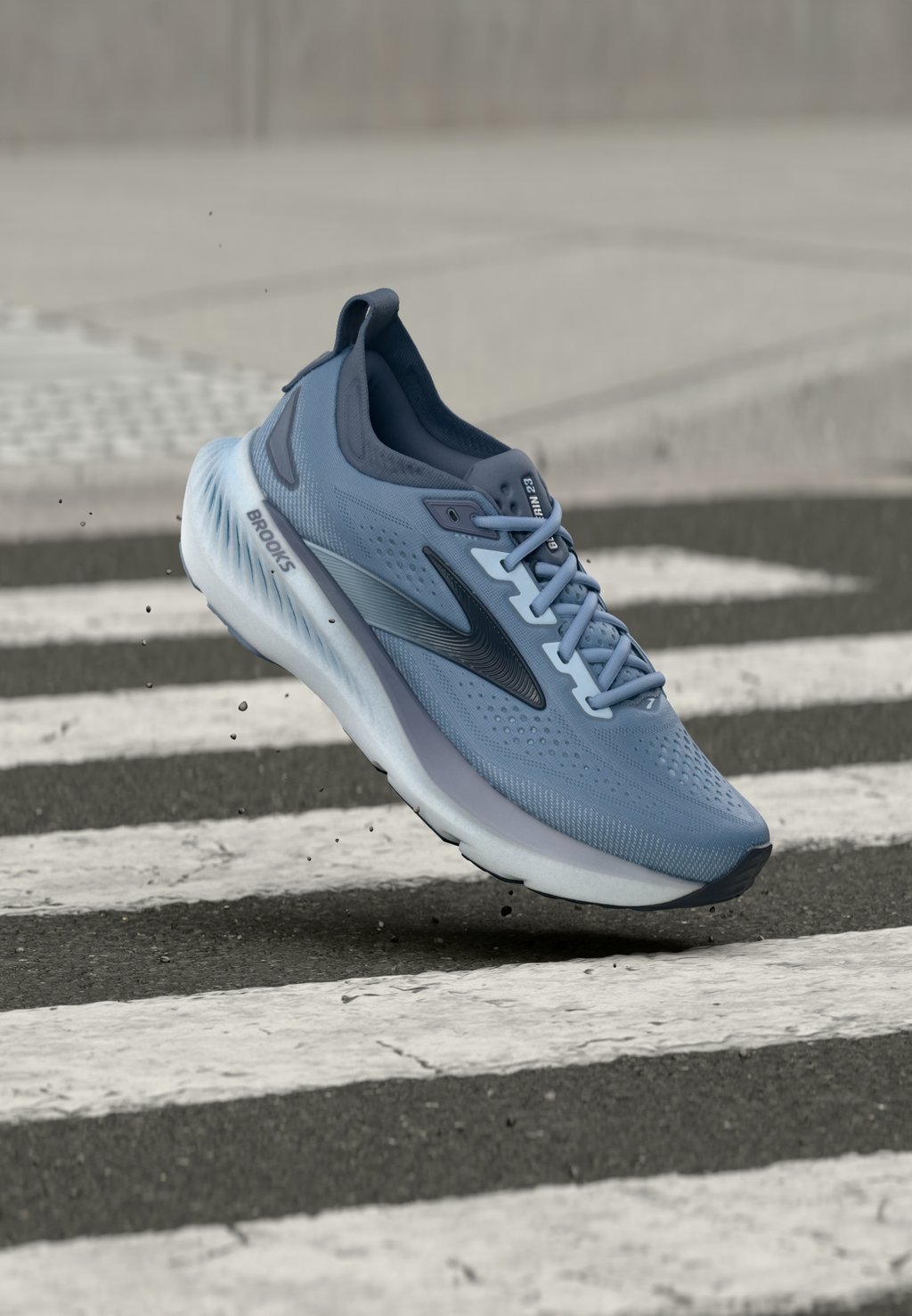 Cushioned road running shoes - rainwashed breeze baltic sea