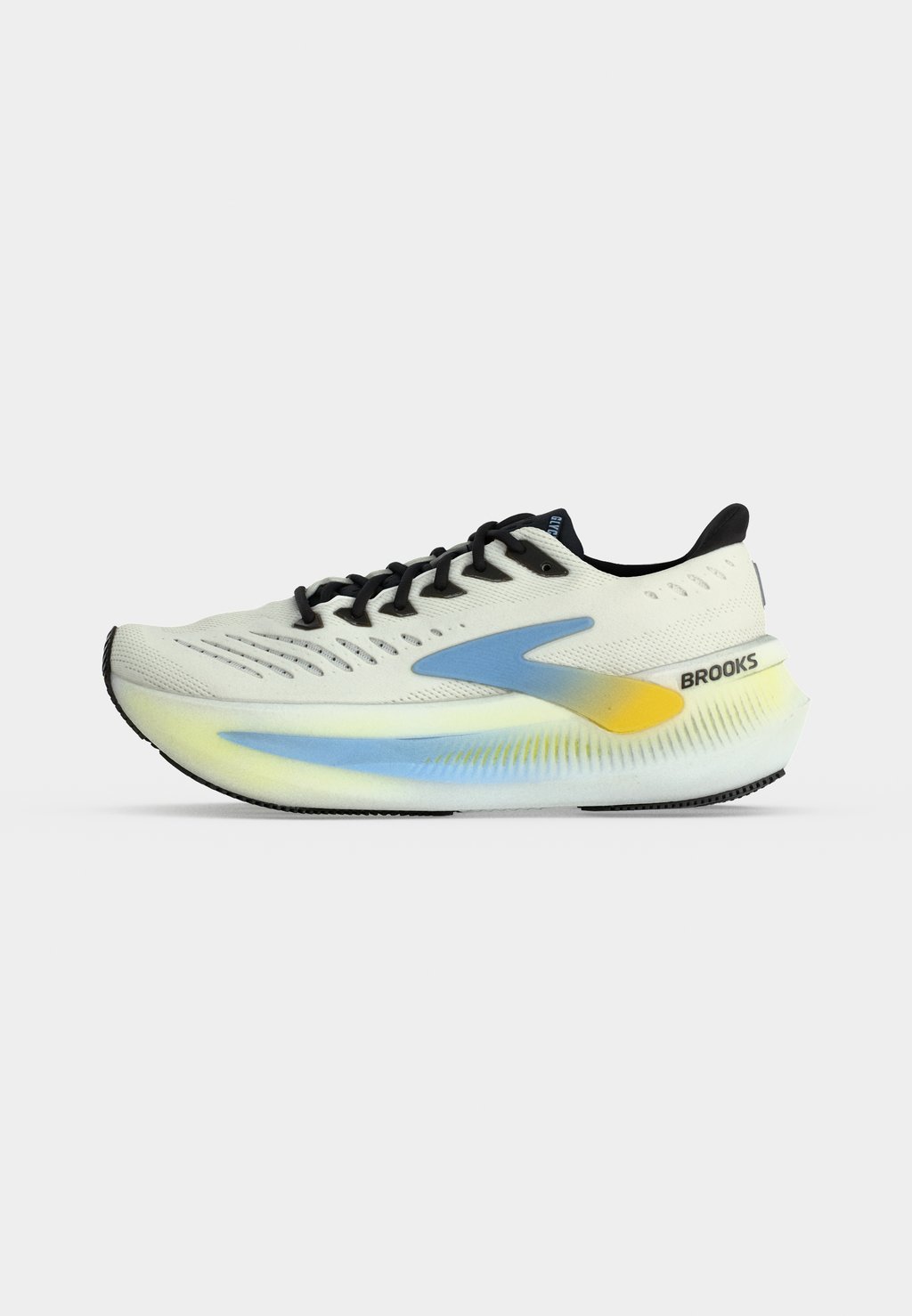 Maximum cushioning road running shoes - bright white black nightlife