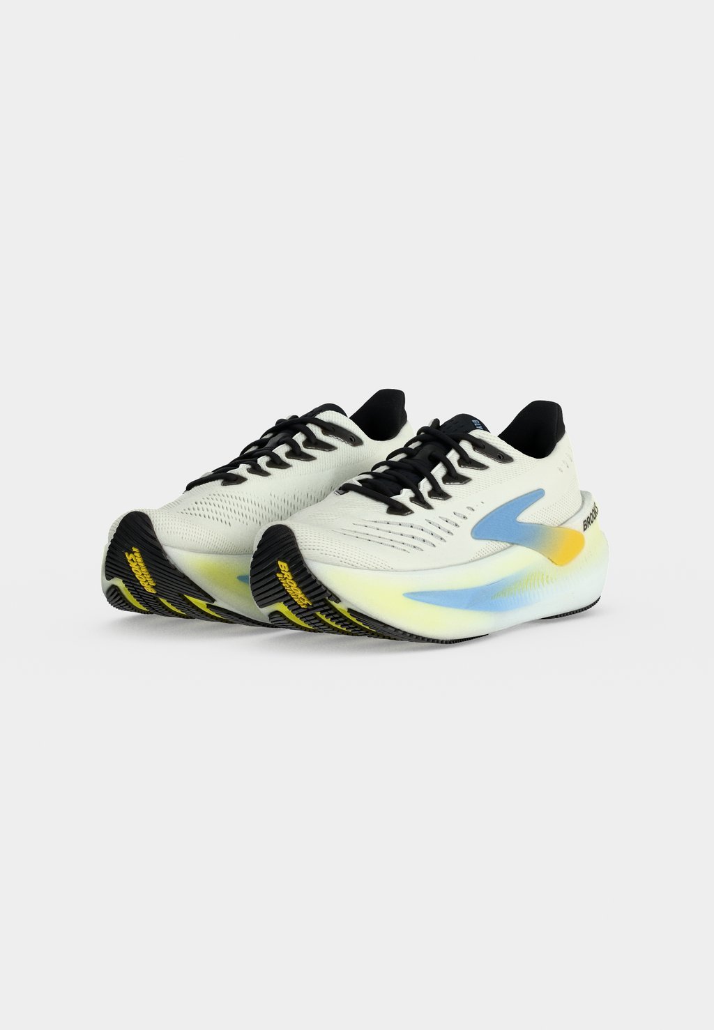 Maximum cushioning road running shoes - bright white black nightlife
