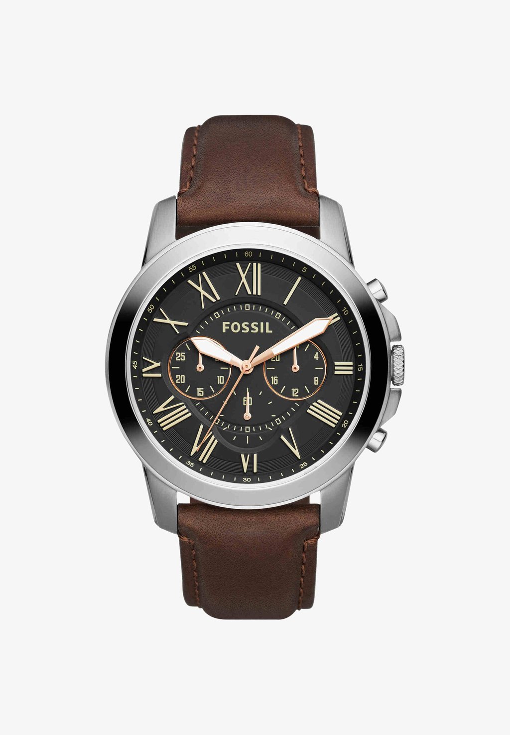 Chronograph watch - brown