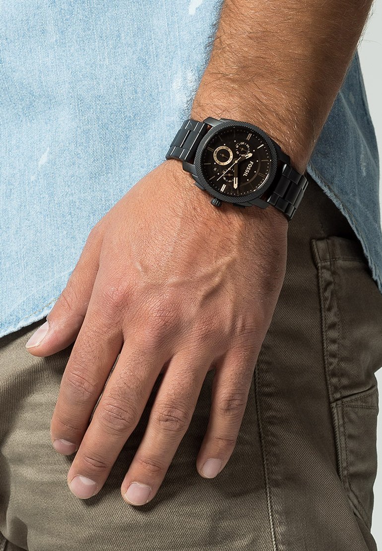 Chronograph watch - black