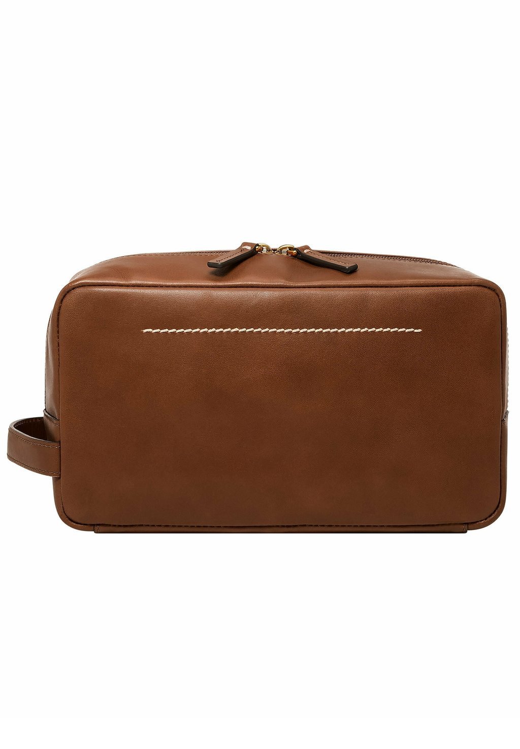 Wash bag gift set - brown