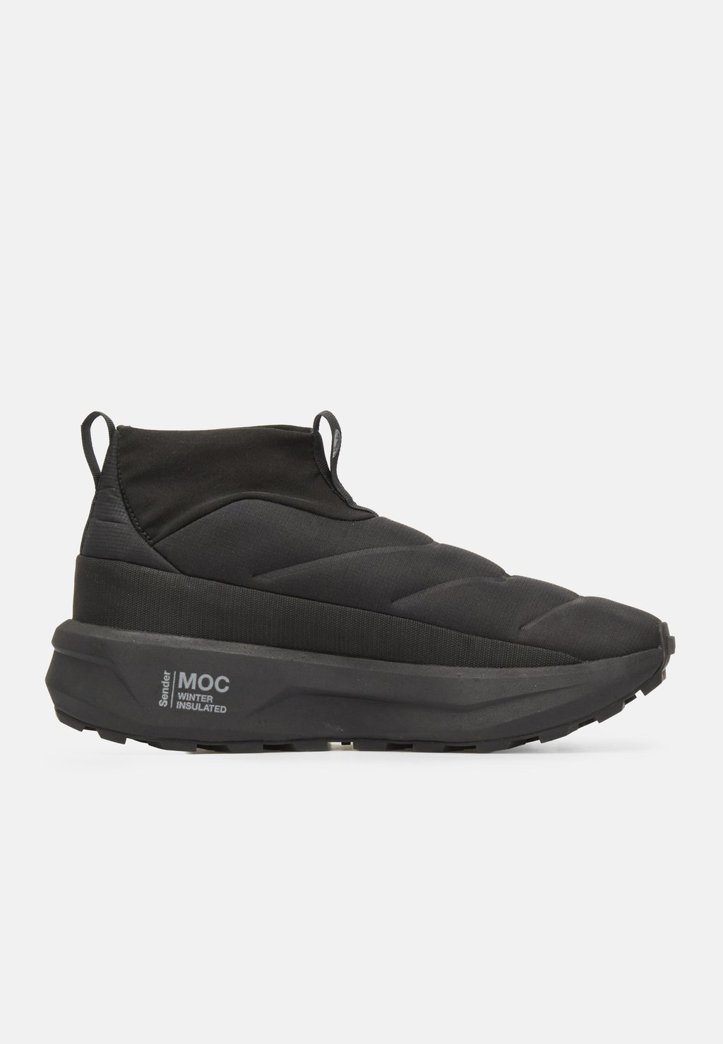 Men's low snow boots - black