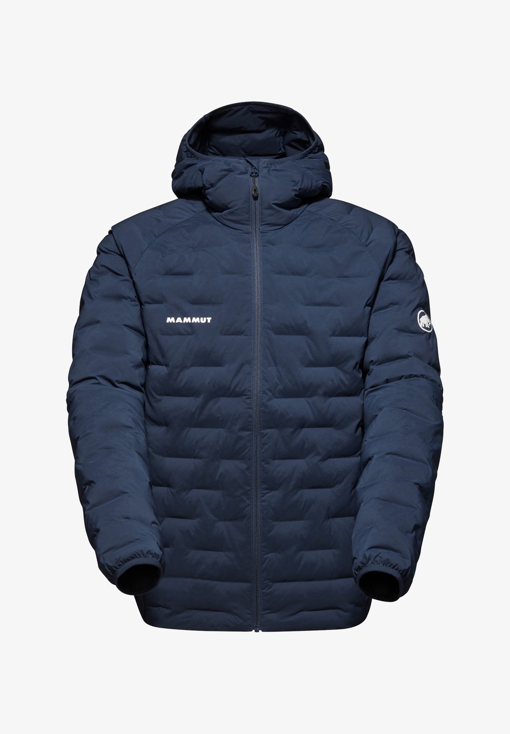 Men's hooded winter jacket - marine