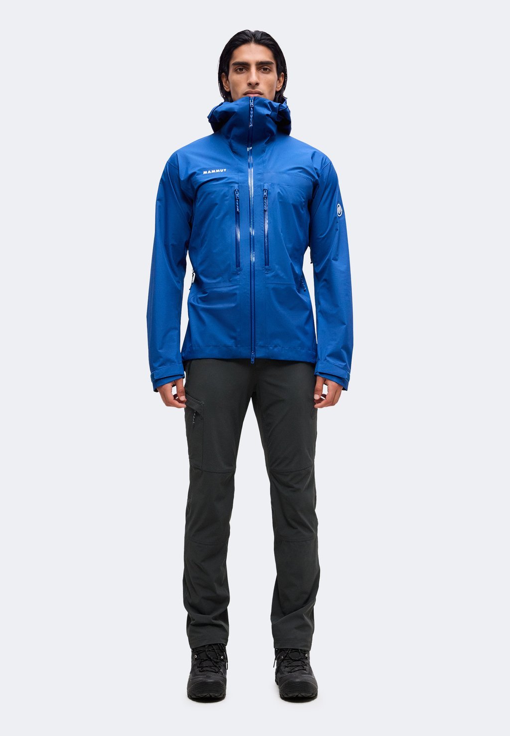 Men's hooded hardshell jacket - tschiel