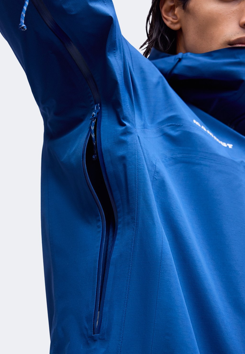 Men's hooded hardshell jacket - tschiel
