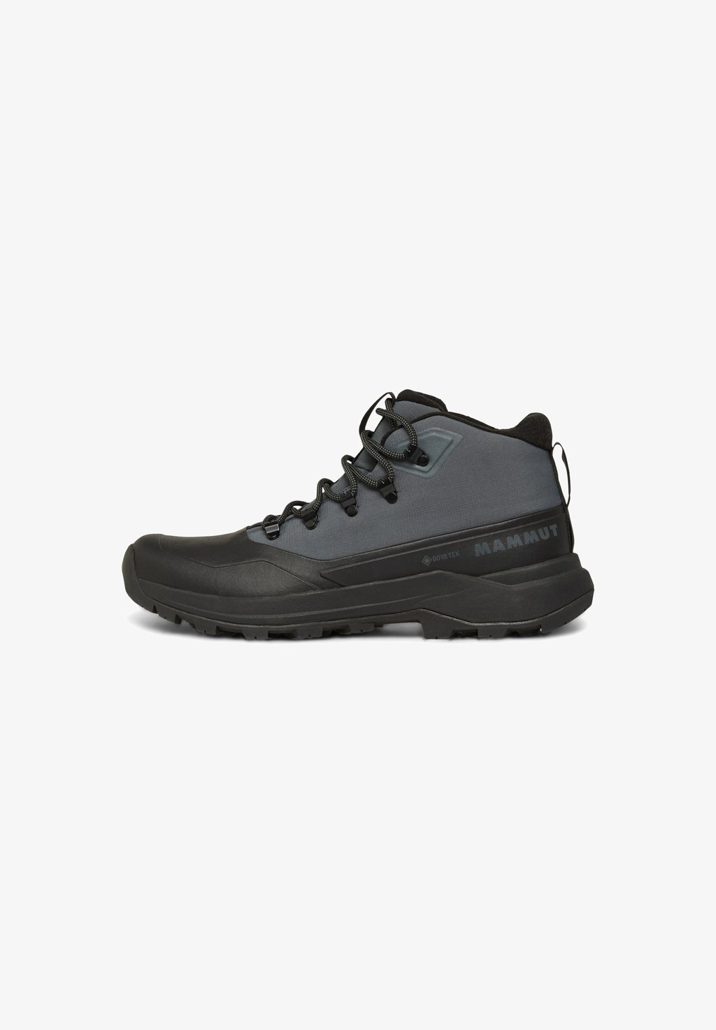 Waterproof winter hiking shoes - steel-black