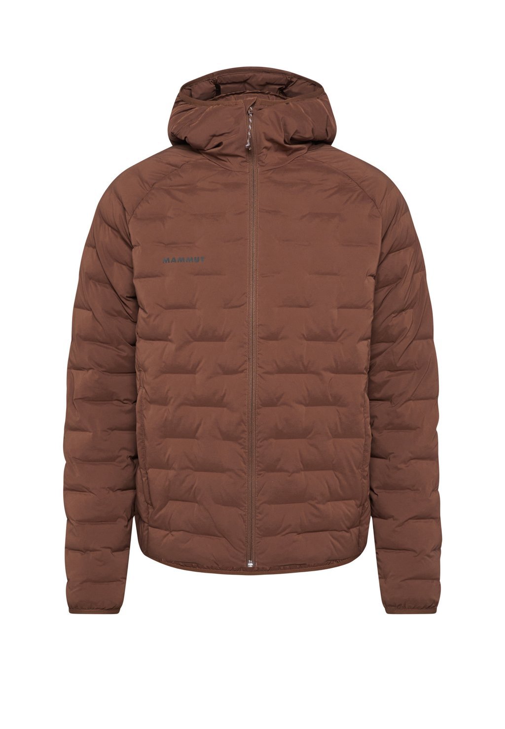 Men's hooded winter jacket - soil