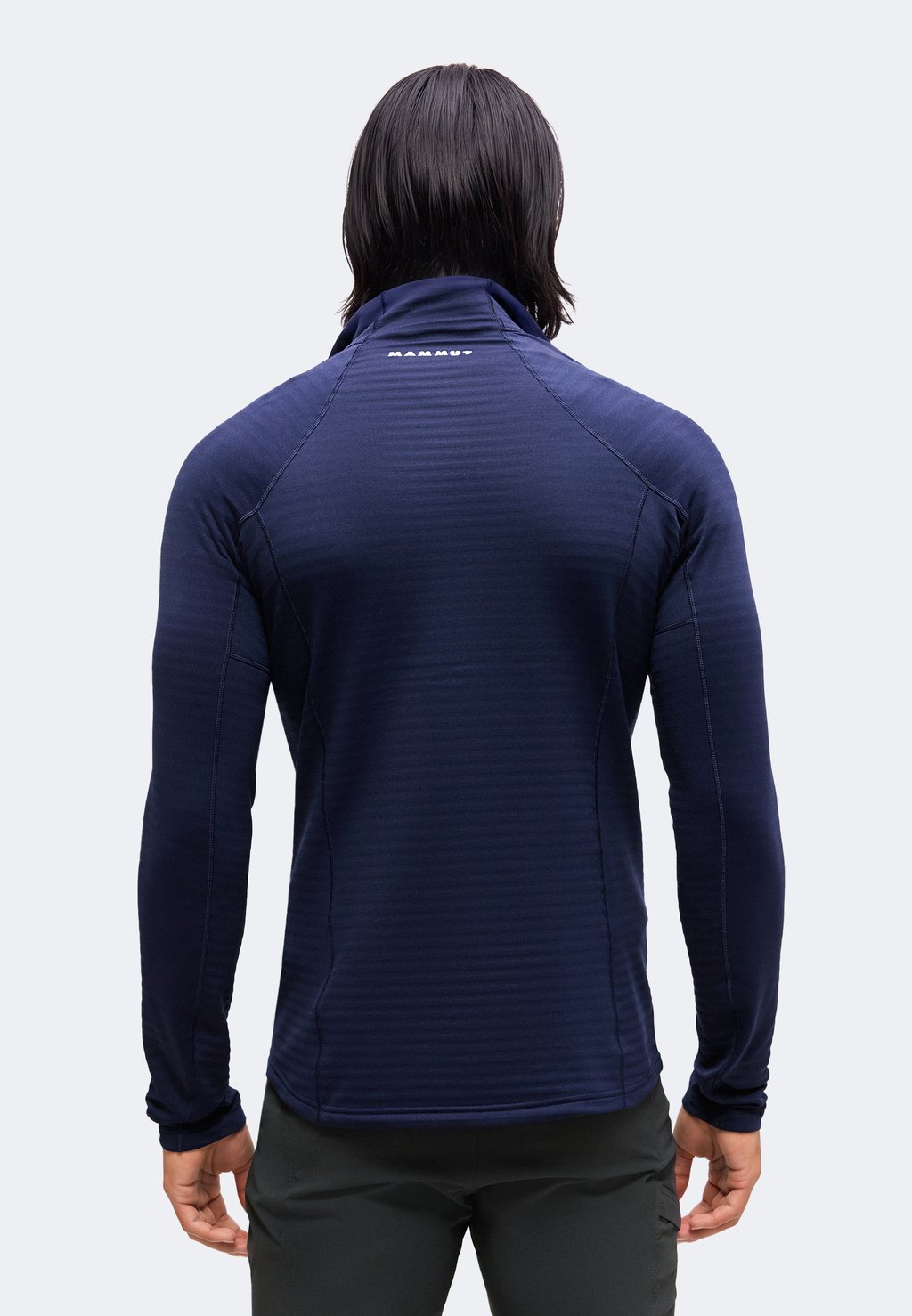 Men's half-zip fleece sweatshirt - marine