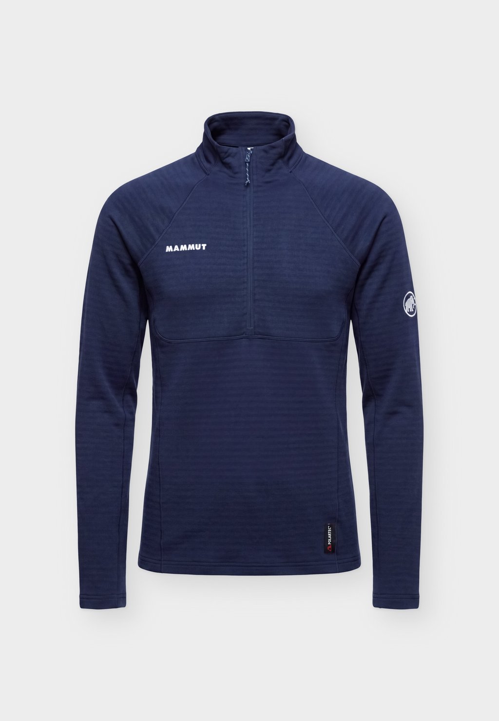 Men's half-zip fleece sweatshirt - marine
