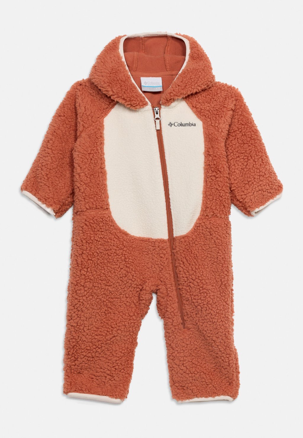 Unisex baby jumpsuit - teak brown/chalk