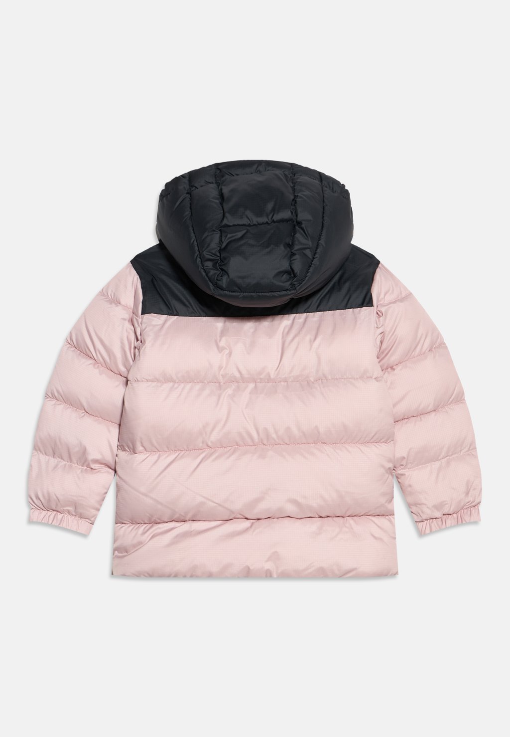 Unisex padded hooded winter jacket - mineral pink/black
