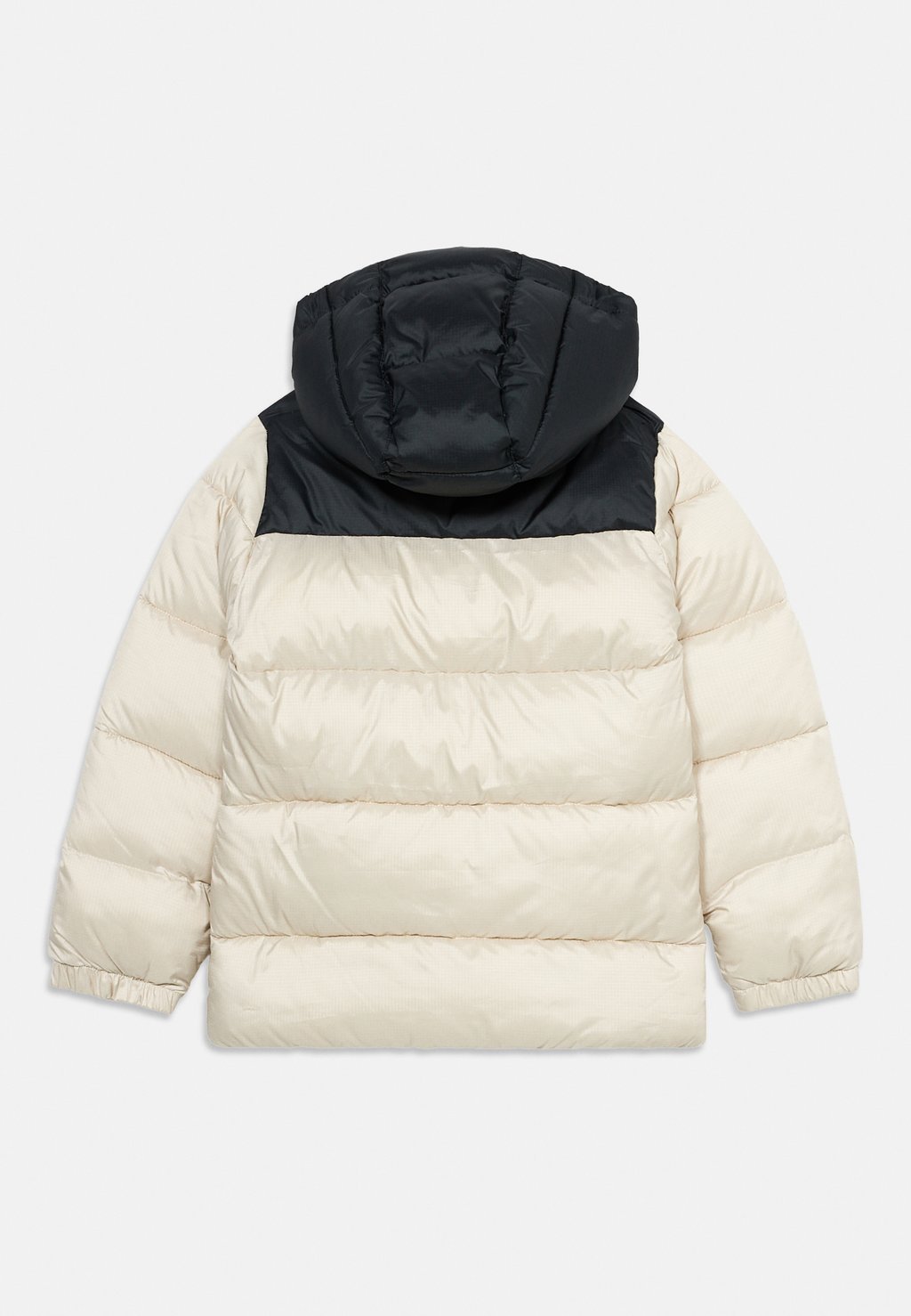 Unisex padded hooded winter jacket - dark stone/black