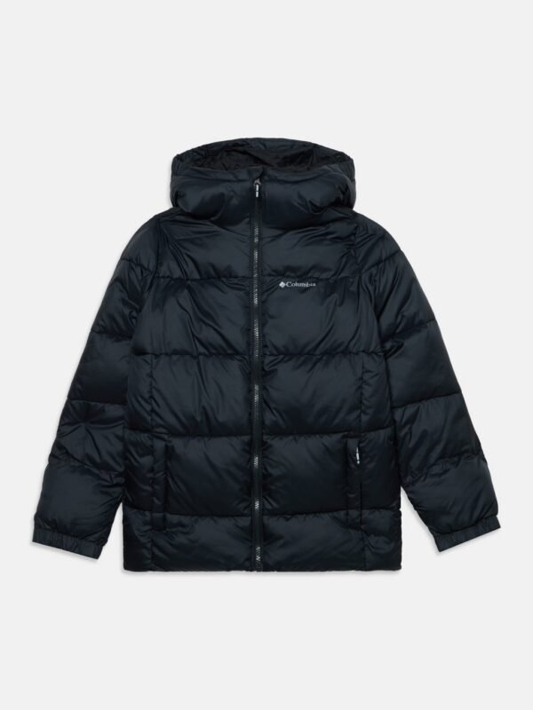 Unisex padded hooded winter jacket - black
