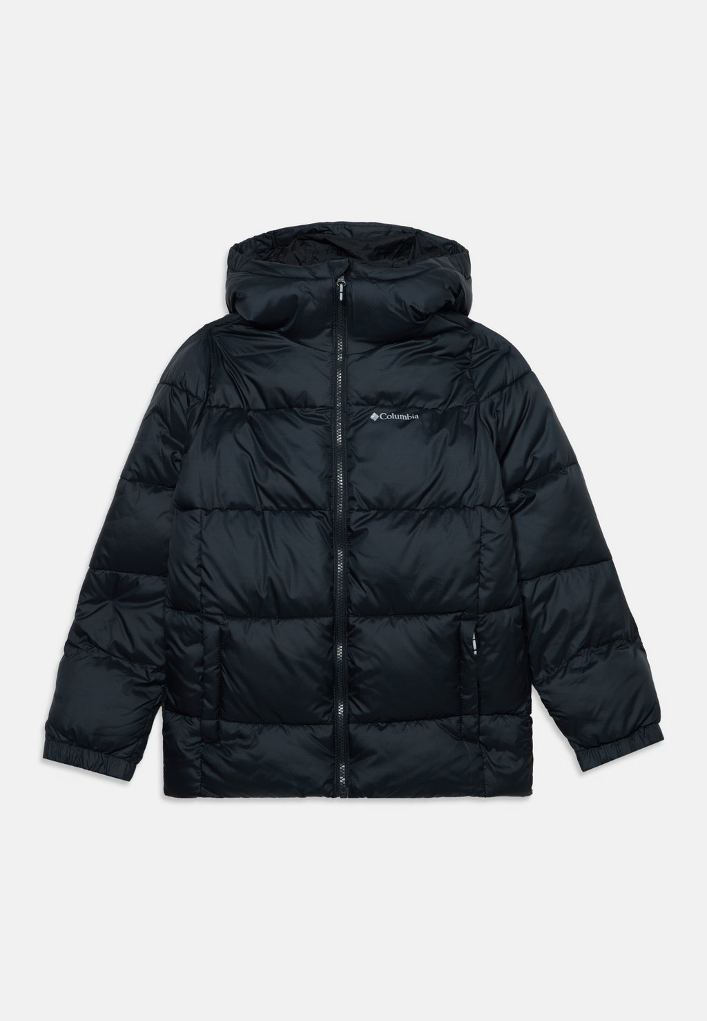 Unisex padded hooded winter jacket - black