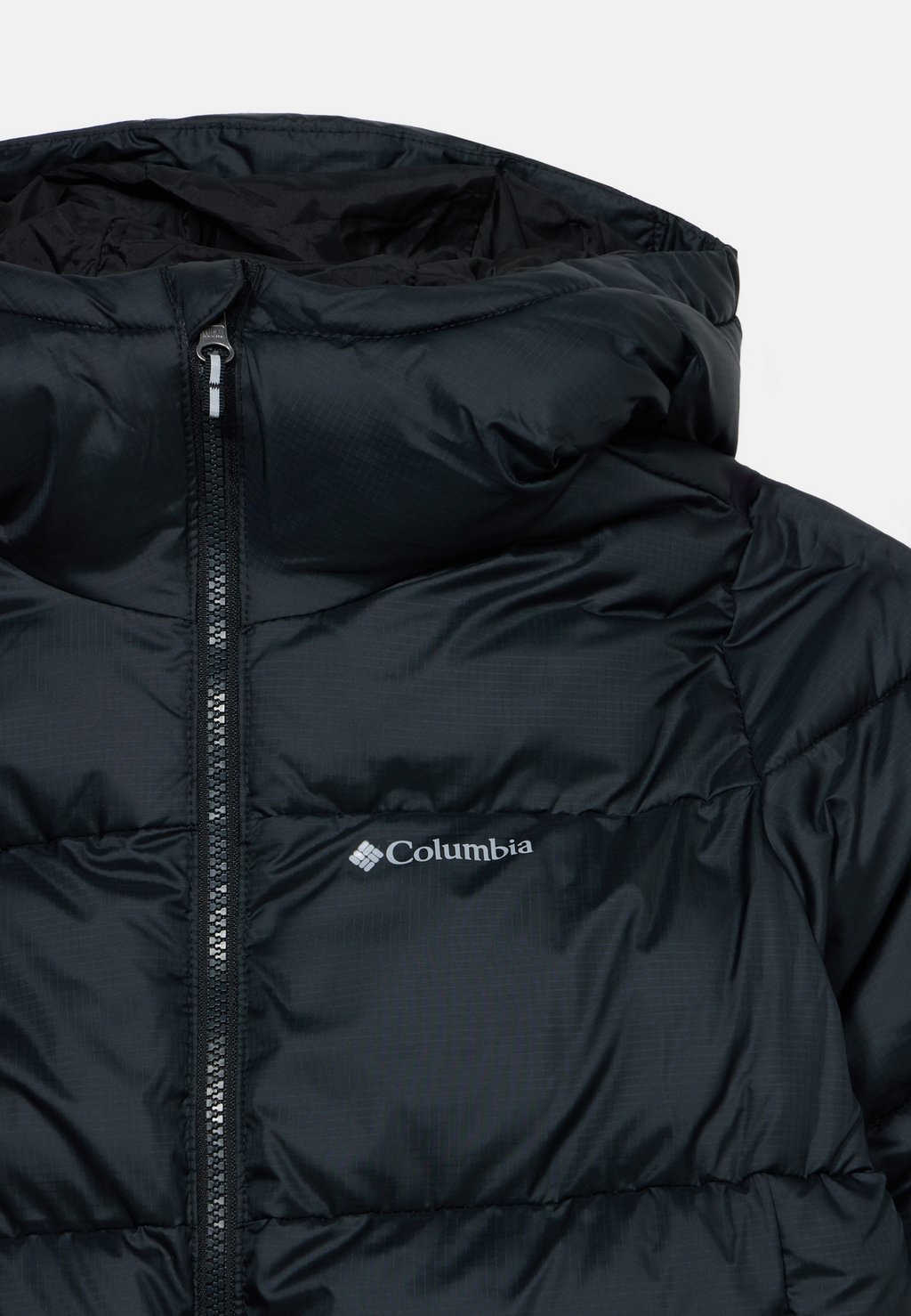 Unisex padded hooded winter jacket - black