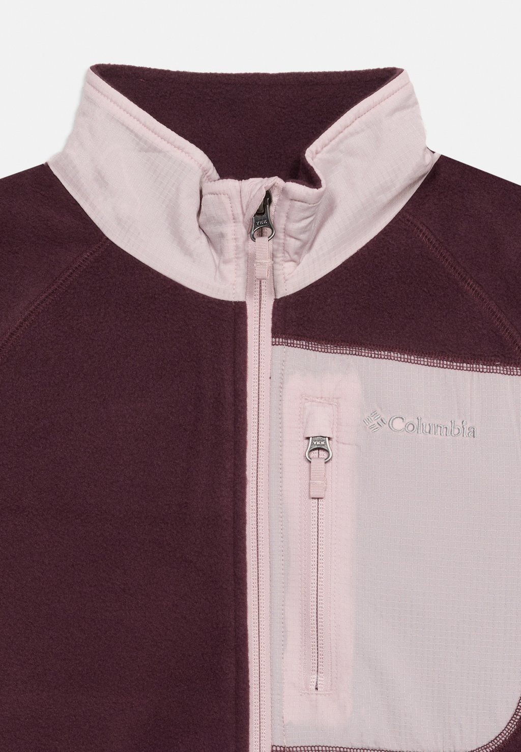 Full-zip fleece jacket - moonvista/mineral pink