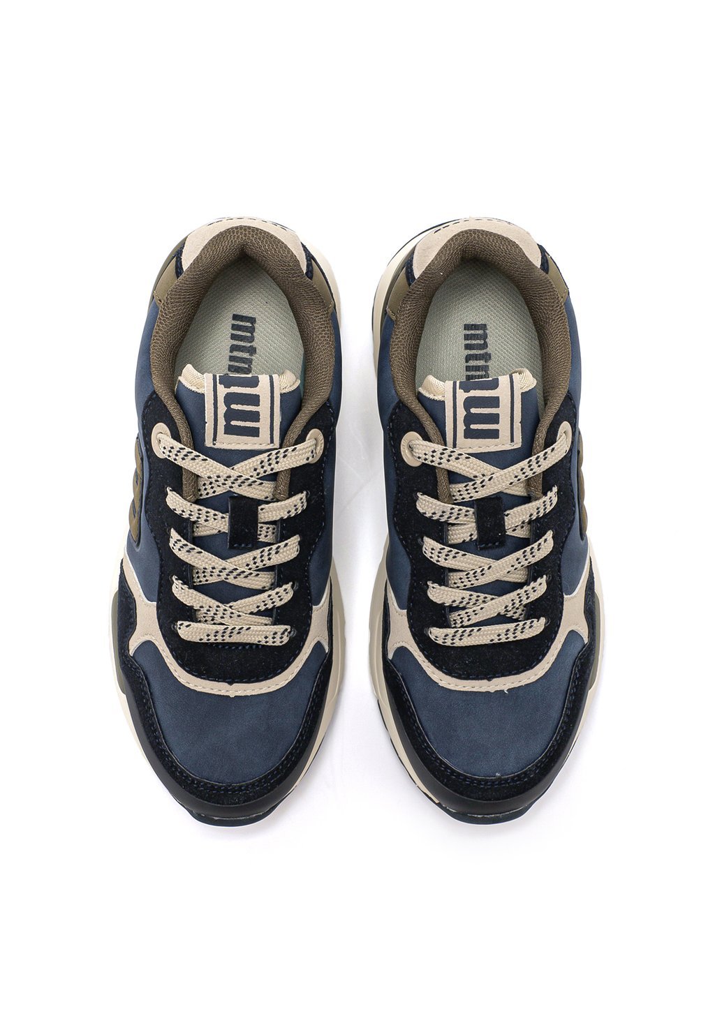 Low-top trainers - azul marino