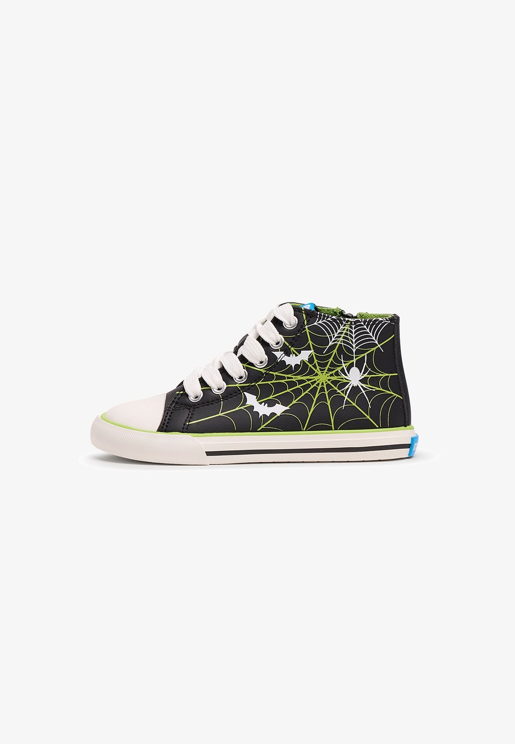 Boys' barefoot high-top trainers - black