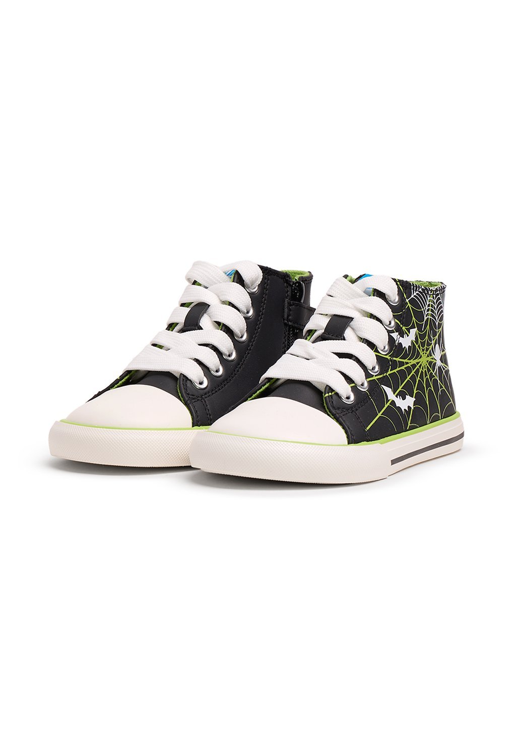 Boys' barefoot high-top trainers - black