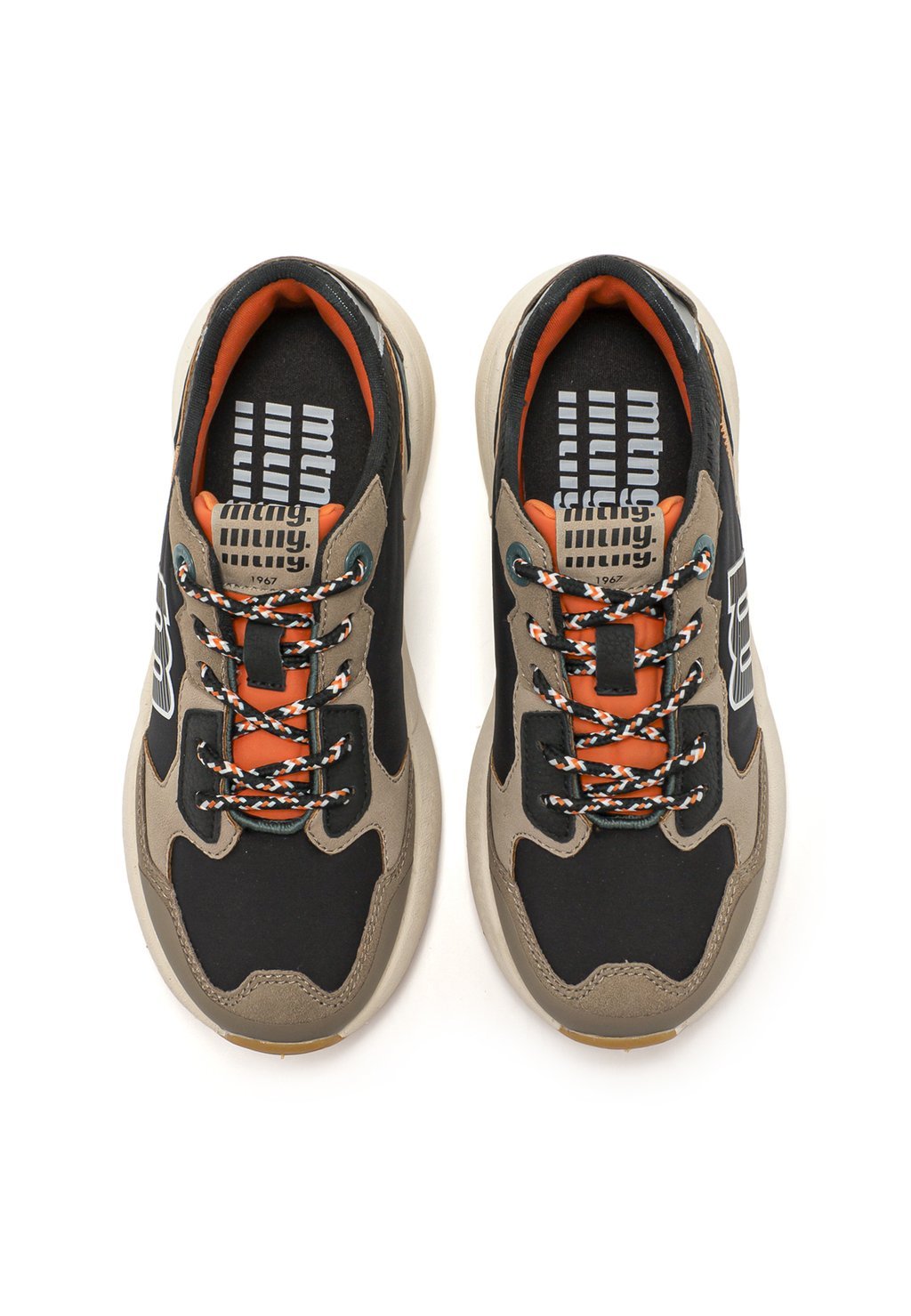 Unisex low-top trainers - marron