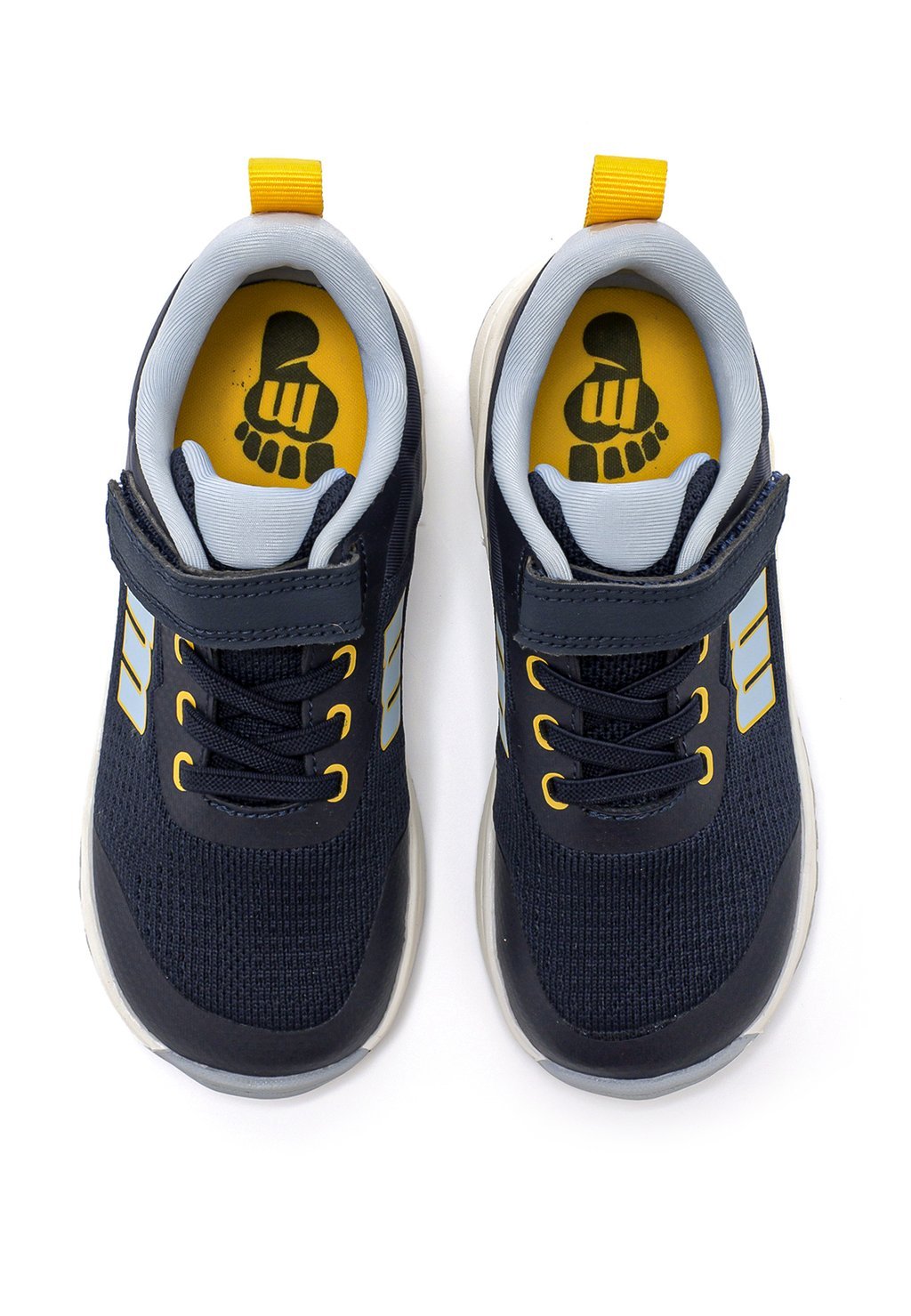 Girls' barefoot low-top trainers - azul marino